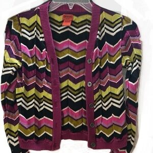 Girls’ Original Missoni for Target zig-zag knit sweater - size L